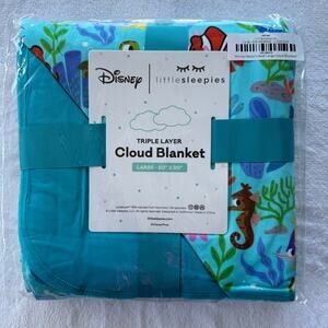Little Sleepies Disney Nemo's Reef Cloud Blanket New in Package